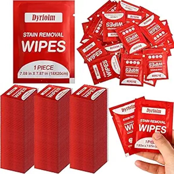 200-Pack Stain Remover Wipes for Clothes and Fabric