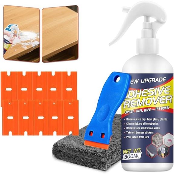 adhesive remover spray labels