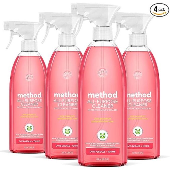Method All-Purpose Cleaner Spray Pink Grapefruit (Pack of 4)