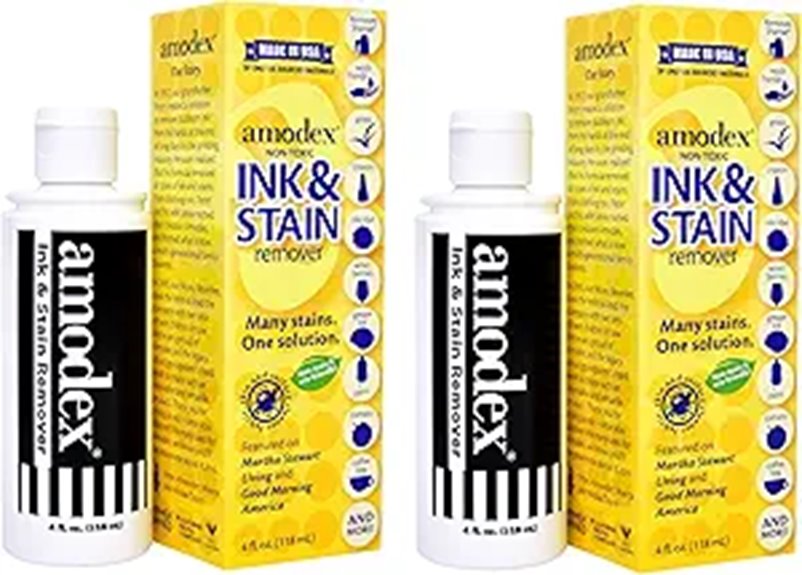 Amodex Ink & Stain Remover (4oz) Pack of 2