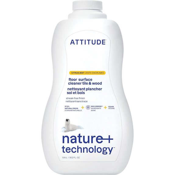 ATTITUDE Floor Cleaner — Streak-Free Plant-Based Citrus 35.2oz