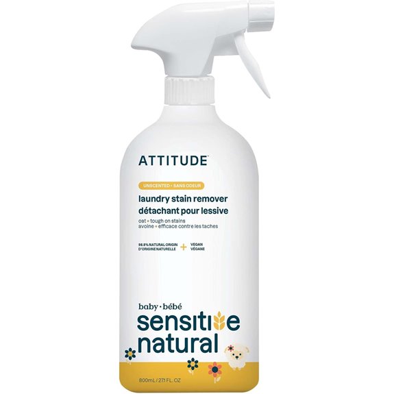 ATTITUDE Baby Laundry Stain Remover – Unscented 27oz