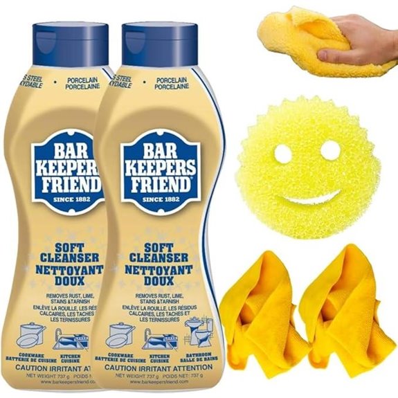 Bar Keepers Friend 5-Pack: Multi-Purpose Soft Cleanser Bundle