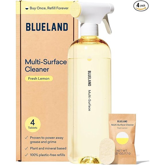 BLUELAND Multi-Surface Cleaner Starter Set (4 Refill)