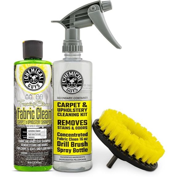 Chemical Guys Citrus Fabric Cleaning Drill Brush Kit