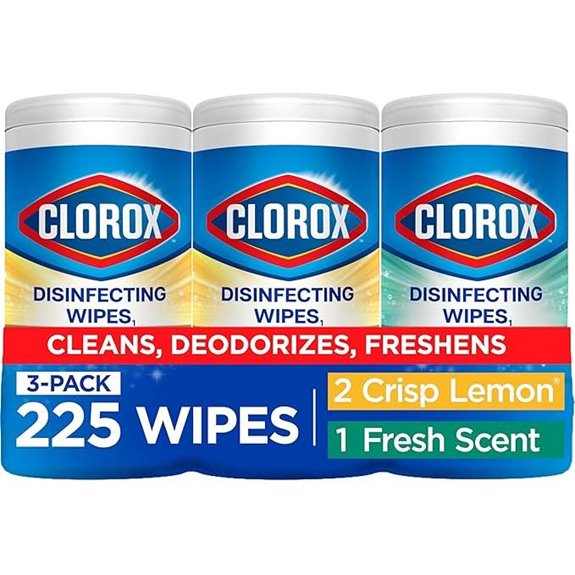 clorox wipes 225 count variety pack