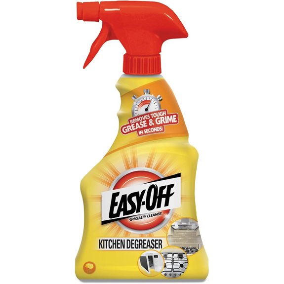 Easy Off Specialty Kitchen Degreaser Cleaner Clear Lemon 16 Fl Oz