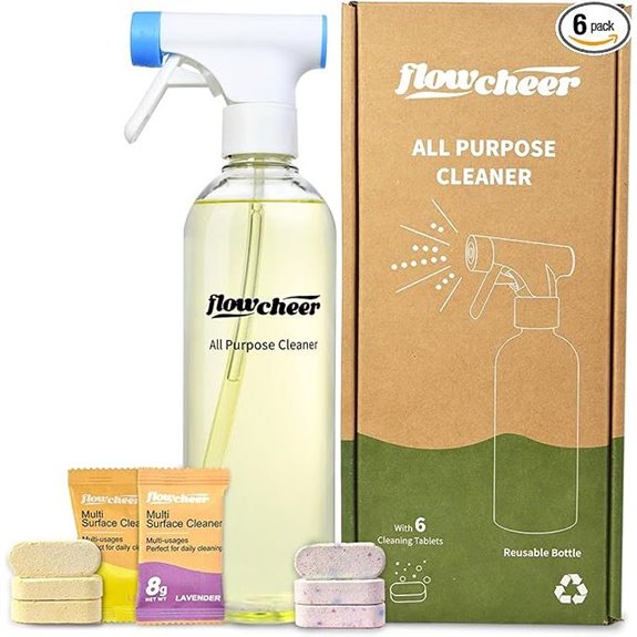 Flowcheer Multi-Purpose Cleaner Starter Kit (6 refills)