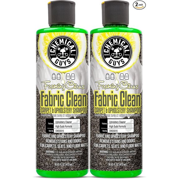 Chemical Guys Foaming Citrus Fabric Cleaner & Odor Eliminator (2 Pack)