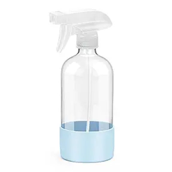 Glass Spray Bottles with Silicone Sleeve (16 oz)
