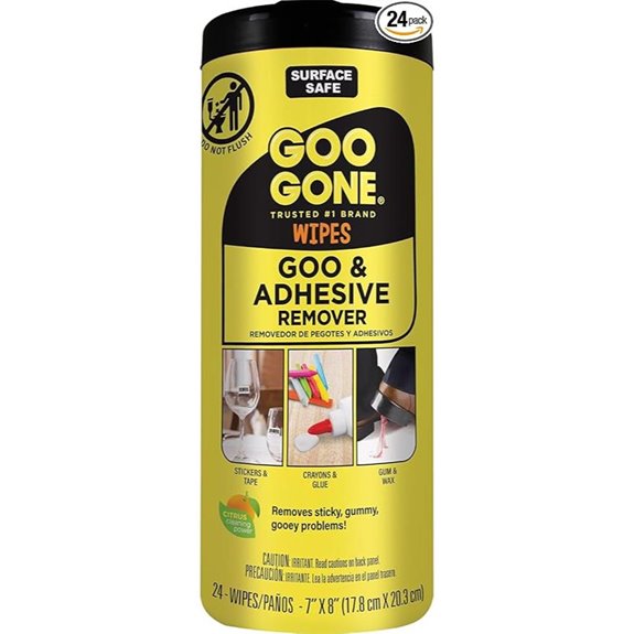 goo gone adhesive remover wipes