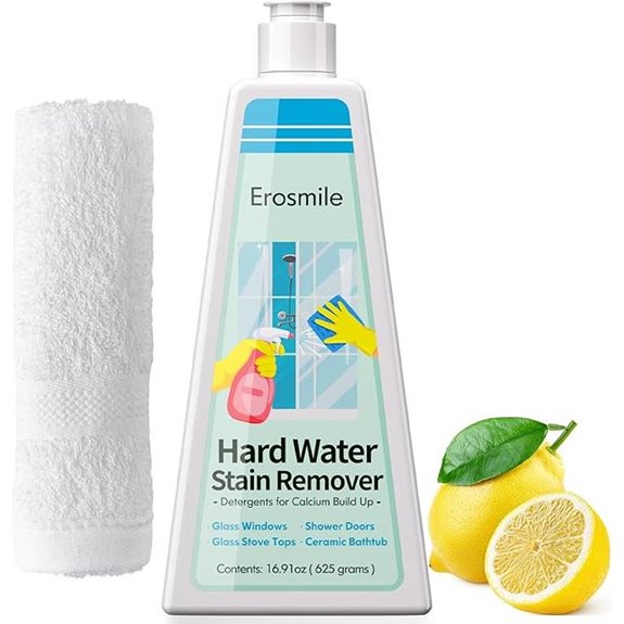 Hard Water Stain Remover for Shower Glass and Doors