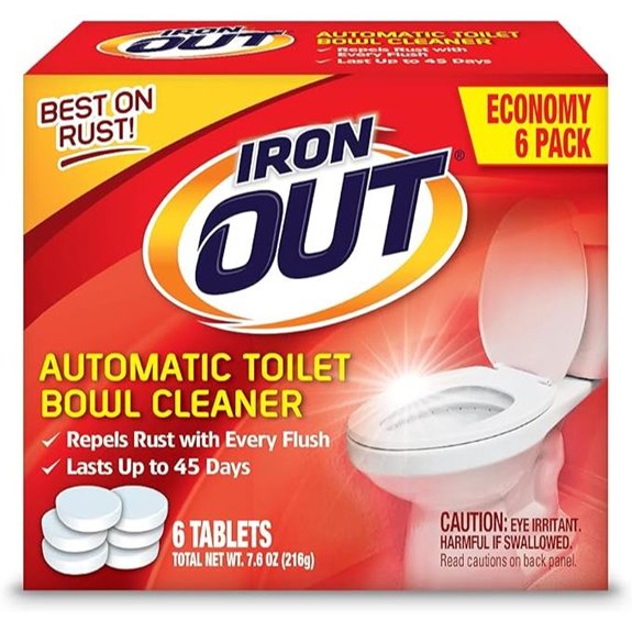 Iron OUT Toilet Bowl Cleaner Tablets (6)