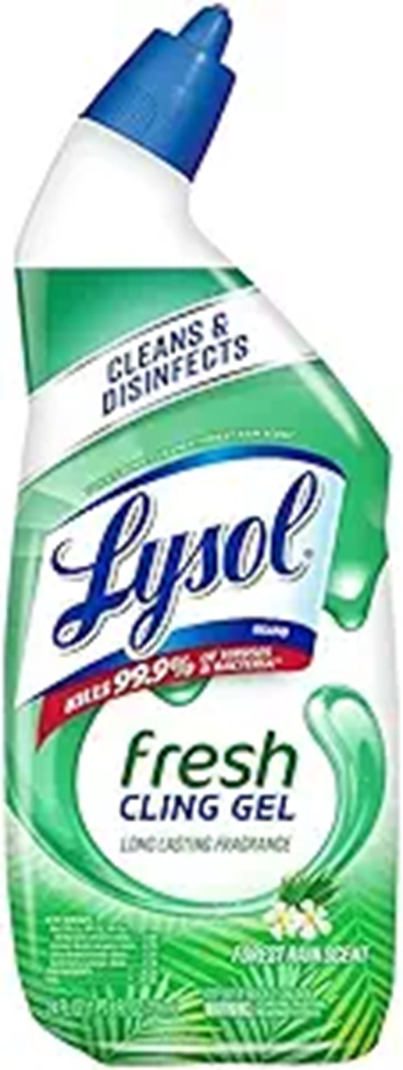 Lysol Toilet Bowl Cleaner Gel with Disinfectant Forest Rain