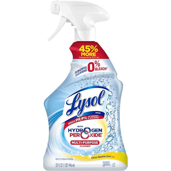 Lysol Hydrogen Peroxide Cleaner Spray Citrus (32 oz)