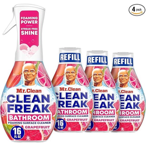Mr. Clean Clean Freak Bathroom 1 SK + 3 RF Grapefruit