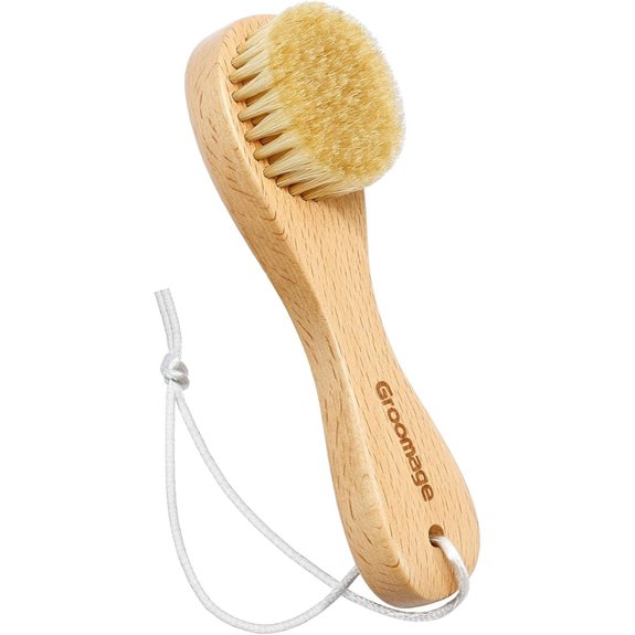 Laundry Stain Brush for Clothes – Natural Boar Bristle Cleaning