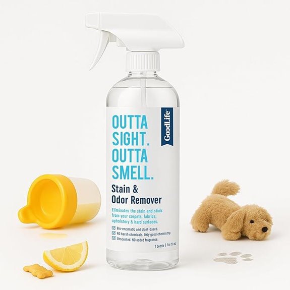 natural odor and stain remover spray