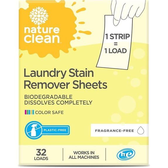 Nature Clean Stain Remover Laundry Strips (32 Count)