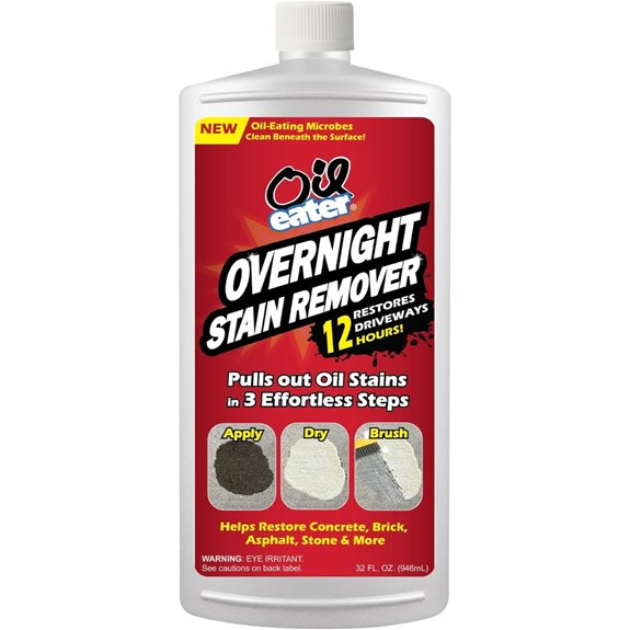Overnight Oil Stain Remover for Concrete Floors