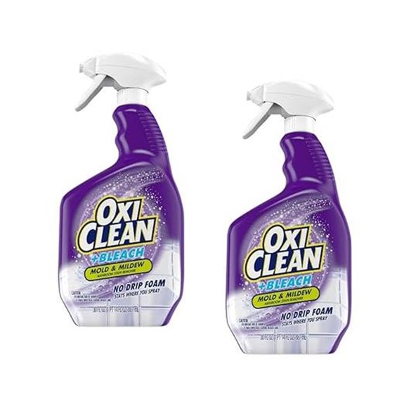 OxiClean Plus Bleach No-Drip Foam Bathroom Stain Remover (2 Pack)