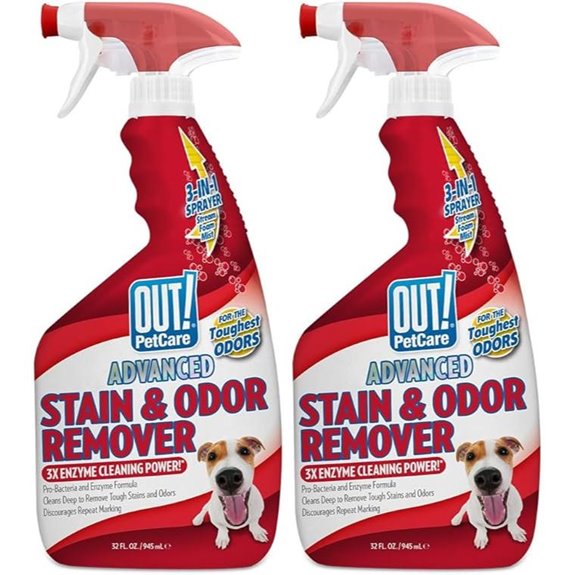 OUT! PetCare Odor & Stain Remover Spray (2 Pack)