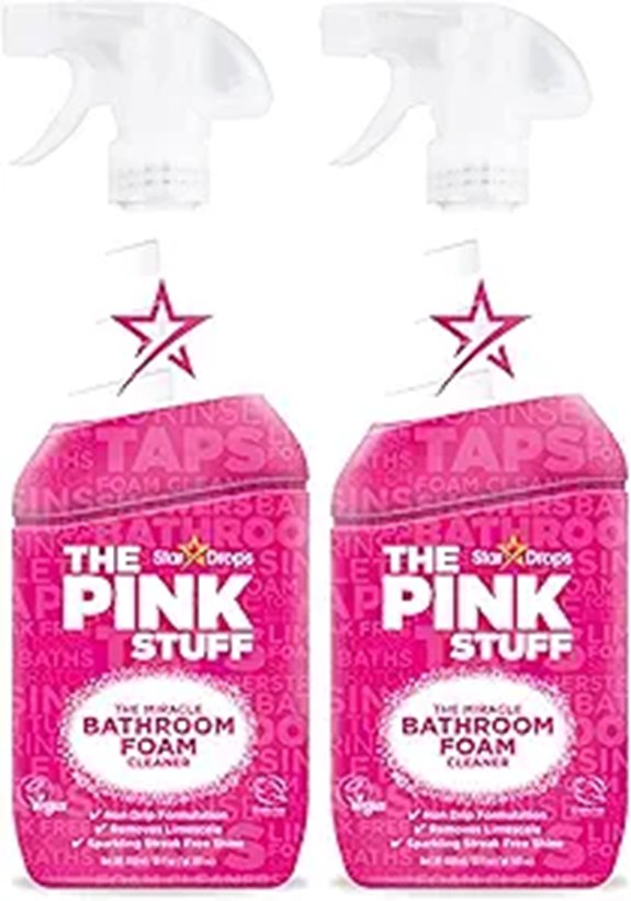 The Pink Stuff Bathroom Foam Cleaner (Pack of 2)