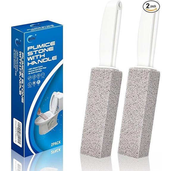 Pumice Stone for Toilet Bowl Cleaning (2 Pack)