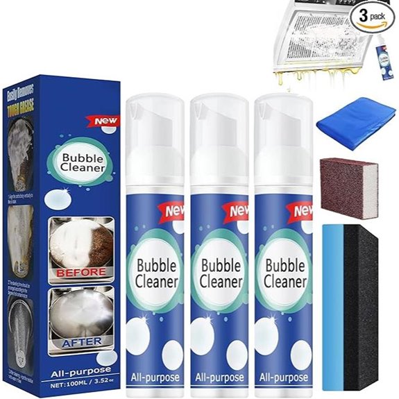 Rednow 100ML 3PCS Bubble Cleaner Foam Spray
