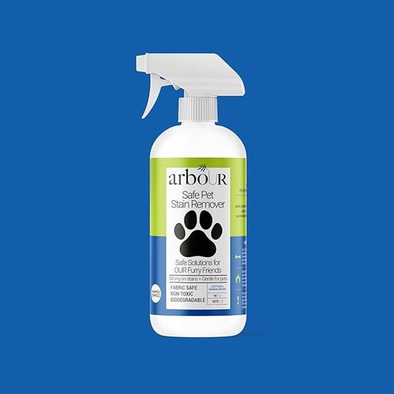 Safe Pet Stain Remover Spray with Fabrics