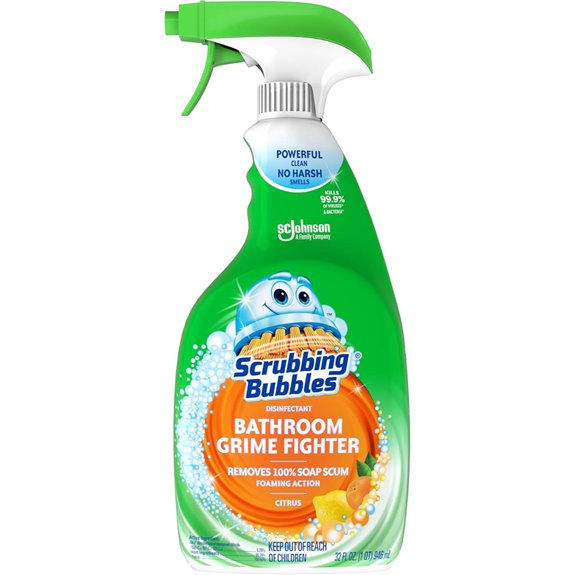 scrubbing bubbles bathroom cleaner spray