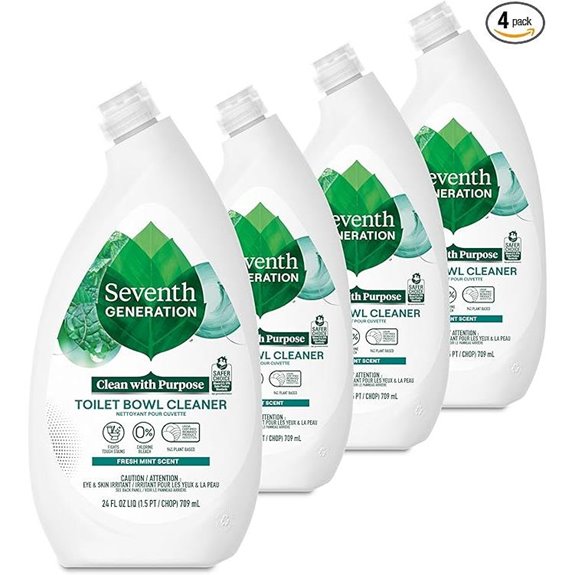Seventh Generation Mint Toilet Bowl Cleaner 4-Pack