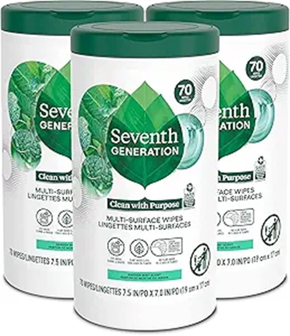Seventh Generation All-Purpose Wipes with Mint Scent 3-Pack
