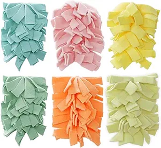 Six-Layer Fleece Duster Refills for Swiffer 6 Pack Multicolor