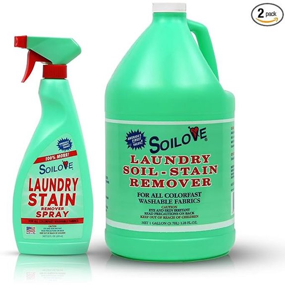 SOILOVE Laundry Stain Remover—2 Pack (22oz + 128oz)