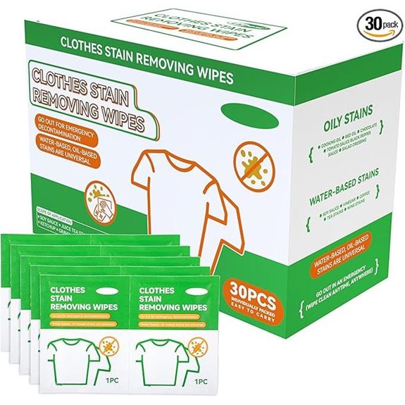 Stain Removal Wipes for Clothes - Quick-Dry No-Rinse