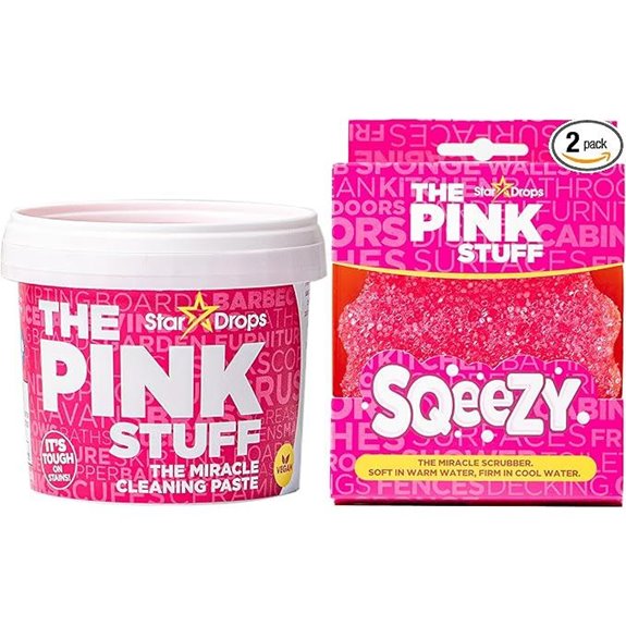 Stardrops Pink Stuff Cleaning Paste & Scrubber Bundle