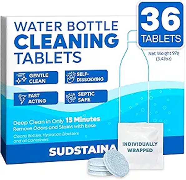 Sudstainables Water Bottle Cleaning Tablets (36-Pack)