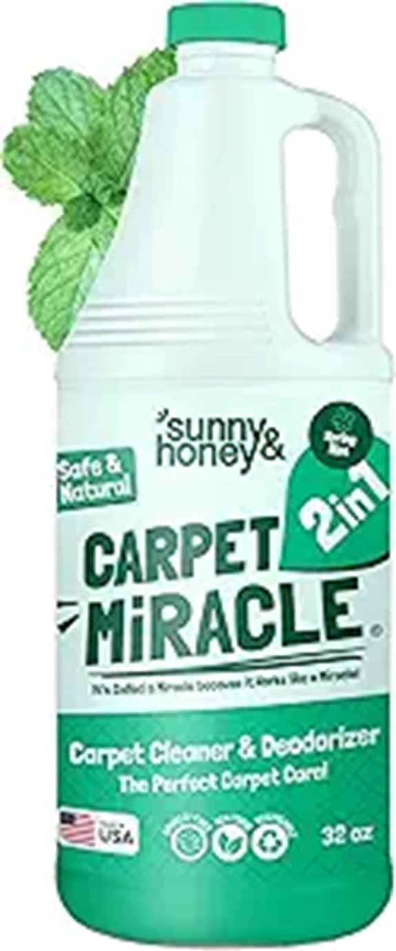 sunny spring mint carpet cleaner