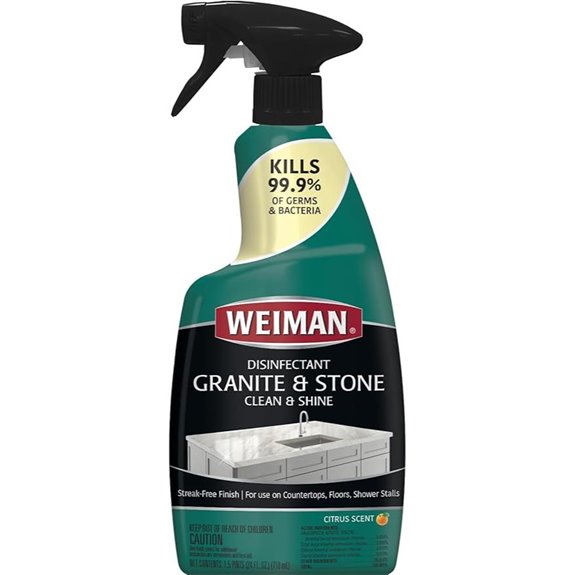 Weiman Disinfectant Granite Daily Clean & Shine 24 Fl Oz (Pack of 1)