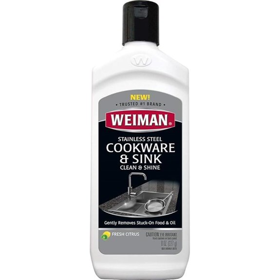 Weiman Stainless Steel Sink and Pots & Pans Cleaner and Polish