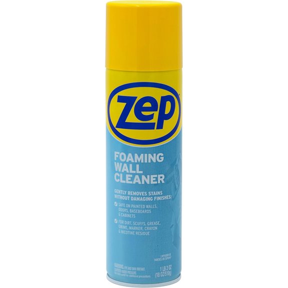 Zep ZUFWC18 Foaming Wall Cleaner 18 oz Clear