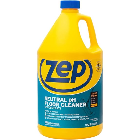 Zep Neutral pH Industrial Floor Cleaner 1 Gallon